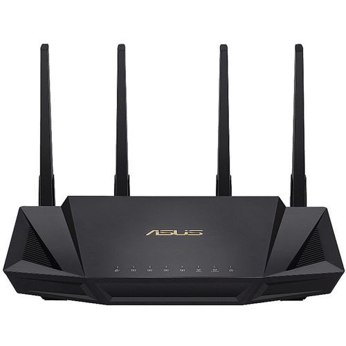 ASUS RT-AX58U Ultra-Fast Dual Band Gigabit Wireless Router - Next Gen WiFi 6, Adaptive QoS, and AiProtection by Trend Micro  1x WAN, 4x 1G LAN, 1x USB 3.0 ...