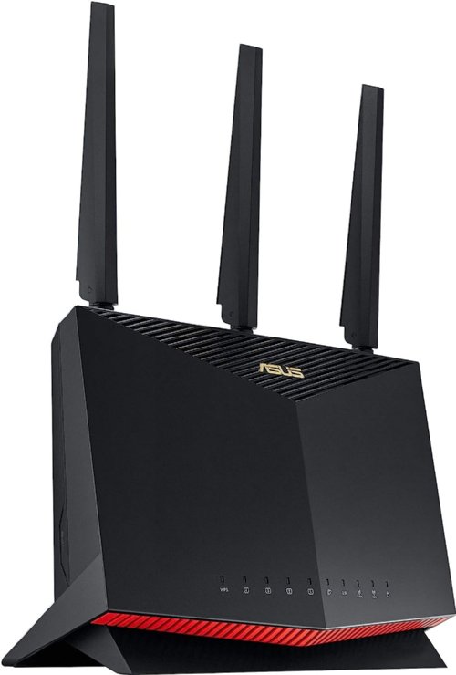 ASUS AX5700 Dual Band WIFI 6 Gaming ROUTER (RT-AX86U PRO) QUAD-CORE 2.0 GHZ CPU, 2.5G PORT, MOBILE GAME MODE, ENHANCED LIFETIME Network Security AND INSTAN...