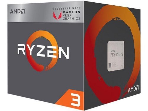 AMD Ryzen 3 3200G, with Wraith Stealth Cooler, Radeon RX Vega 8 Graphics, 4 cores, 4 Threads, 65 Watts, AM4 Socket, 6MB Cache, 4000MHZ, Multipack (YD3200C5 ...