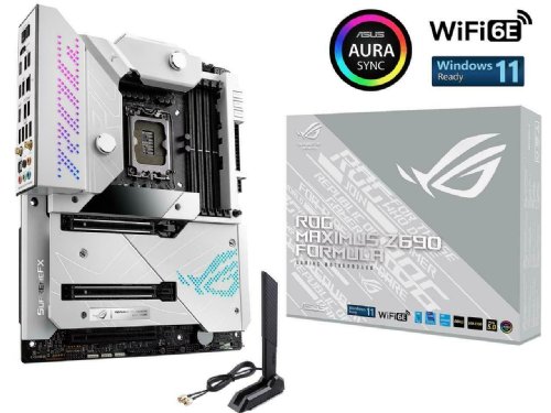 ASUS ROG Maximus Z690 Formula(WiFi 6E) LGA1700(Intel12th Gen) ATX gaming motherboard (PCIe 5.0, DDR5, 20+1 power stages, LiveDash 2 OLED, Five M.2, 1xPCIe 5.0 M...