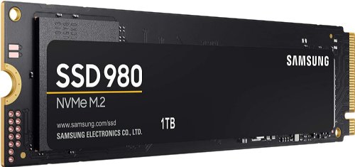 Samsung 980 - 1TB PCIe Gen3. X4 NVMe 1.4 - M.2 Internal SSD - Solid State Drive,5 Years (MZ-V8V1T0B/AM) 