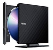 ASUS External Slim 8X DVD-RW Stylish Cut Design Optical Drive for PC, Mac, and Laptop (SDRW-08D2S-U/BLK/G/AS) ...