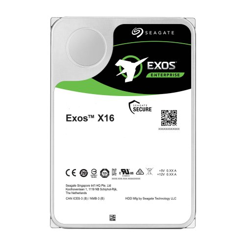 Seagate Exos X16 HDD 512E/4KN ,14000GB SATA 7200RPM,256 MB Cache,3.5in,NO ENCRYPTION (ST14000NM001G) ...