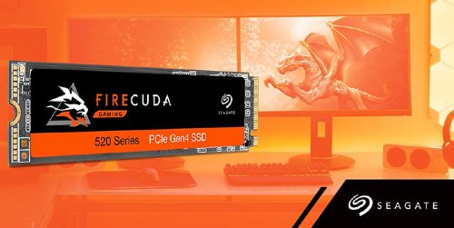 Seagate FireCuda 520 SSD 1TB PCIE Gen4 NVMe 1.3 3D TLC 5 years(ZP1000GM3A002 ) ...
