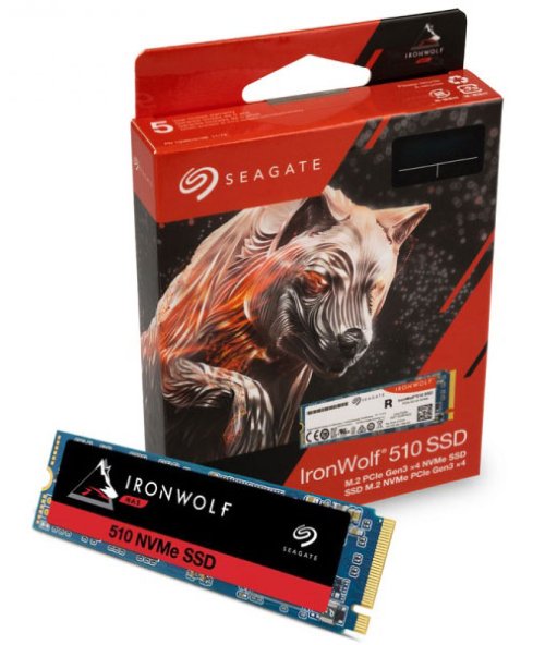 Seagate IronWolf 510 480GB NAS SSD Internal Solid State Drive - M.2 PCIe for Multibay RAID System Network Attached Storage, 3 Year Data Recovery (ZP480NM30011)
