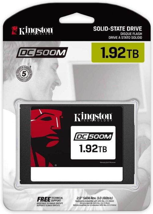 Kingston 1920GB DC500R (Read-Centric) 2.5inch Enterprise SATA SSD (SEDC500R/1920G) ...