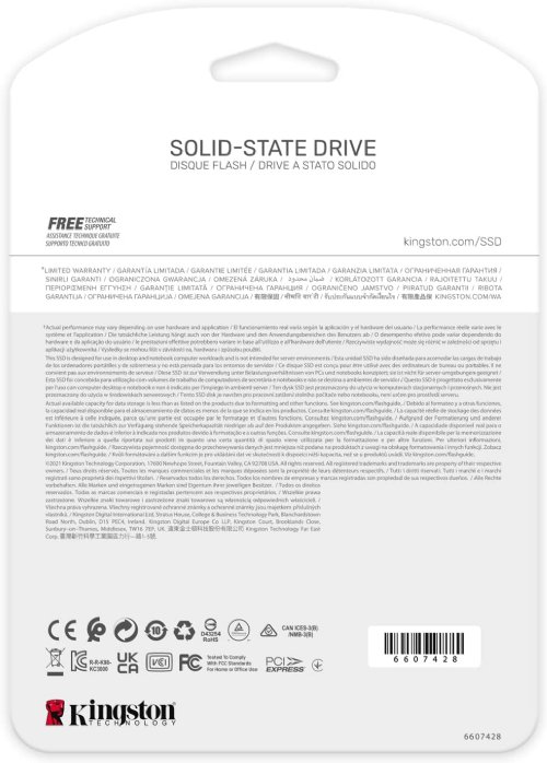 Kingston KC3000 M.2 2280 1024GB PCIe 4.0 x4 NVMe 3D TLC Internal Solid State Drive (SSD)... (SKC3000S/1024G)