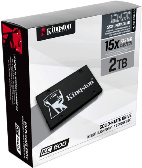 Kingston 2048GB SSD KC600 SATA3 2.5inch BUNDLE (SKC600B/2048G) ...