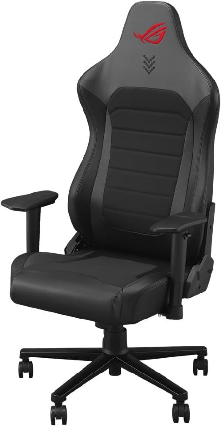 Asus ROG Aethon Gaming Chair Fabric Edition, all-steel frame, dual-density seat cushion, 2D armrests with soft padding, and integrated lumbar support for optimized comfort ...
