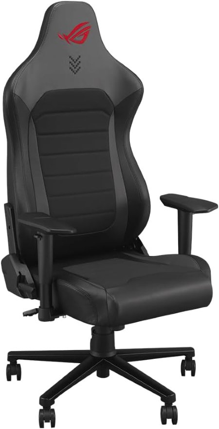Asus ROG Aethon Gaming Chair Fabric Edition, all-steel frame, dual-density seat cushion, 2D armrests with soft padding, and integrated lumbar support for optimized comfort ...