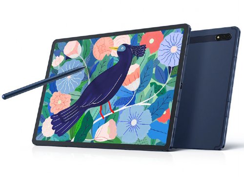 Samsung Galaxy Tab S7+ 12.4" 128GB Android Tablet w/ Snapdragon 865 Plus 8-Core Processor - Mystic Black (SM-T970NZKAXAC)...