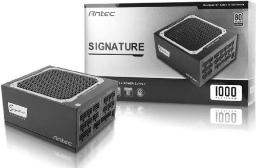 Antec Signature Series SP1000, 80 PLUS Platinum Certified, 1000W Full Modular with OC Link Feature, PhaseWave Design, Full Top-Grade Japanese Caps, Zero RPM Mode...