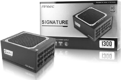 Antec Signature Series SP1300, 80 PLUS Platinum Certified, 1300W Full Modular with OC Link Feature, PhaseWave Design, Full Top-Grade Japanese Caps, Zero RPM Mode...