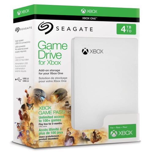 Seagate Game Drive XBOX Game Pass Special Edition 4TB (STEA4000407) ...