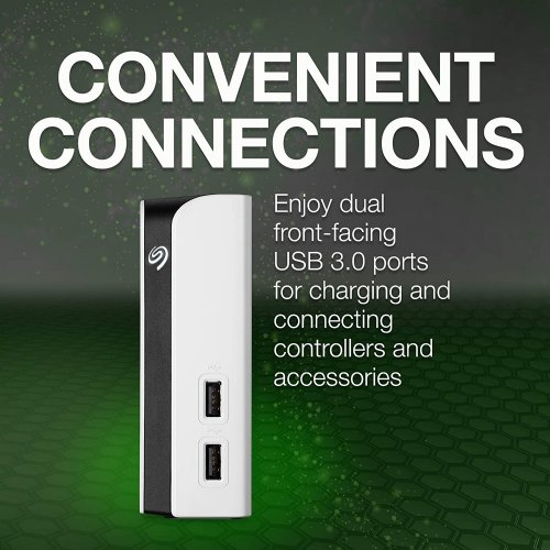 Seagate Game Drive Hub for Xbox 8TB External Hard Drive Desktop HDD with Dual USB Ports, White, Designed for Xbox One (STGG8000400) ...