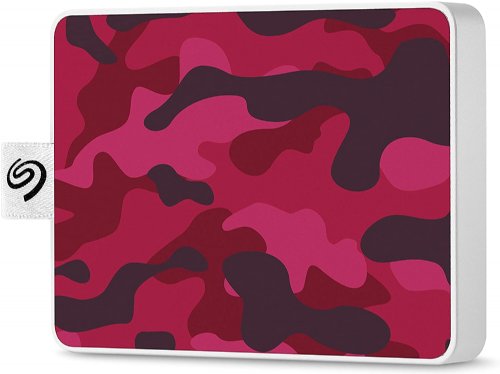 Seagate 500 GB Seagate One Touch Special Edition SSD Camo Red - Portable External Solid State Drive for PC and Mac (STJE500405) ...