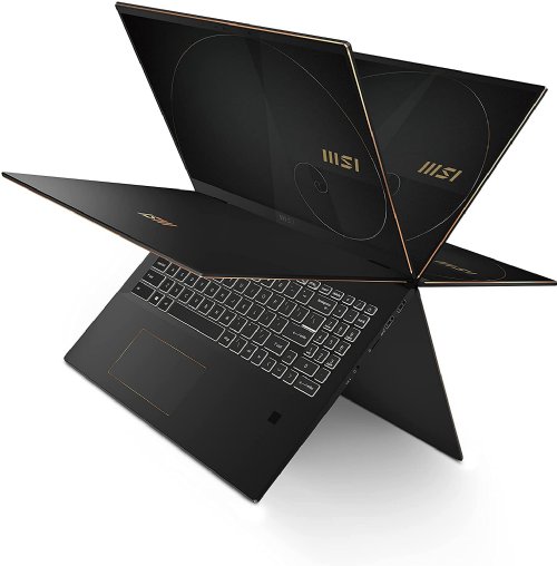 MSI Summit E16 Flip 16" QHD+ Touch Ultra Thin 2-in-1 Business Laptop: Intel Core i7-1260P RTX 3050 16GB LPDDR5 512GB NVMe, 360-Degree Flip, Thunderbolt 4, ...