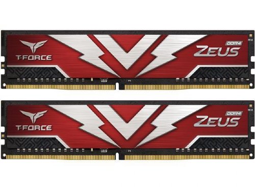 T-FORCE Zeus Series 8GB x 2 DDR4-3200 (PC4 25600) 16-20-20-40 1.35V Red HS