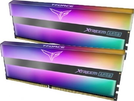 T-Force Xtreem ARGB 4000MHz CL18 16GB Kit (2x8GB) PC4-32000 (Addressable RGB) Dual Channel DDR4 SDRAM Desktop Gaming Memory Module Ram 1.35V Full Mirror AR ...