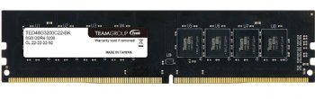 TeamGroup 8GB 288-Pin DDR4 SDRAM DDR4 3200 (PC4 25600) Desktop Memory Model (TED48G3200C2201) ...