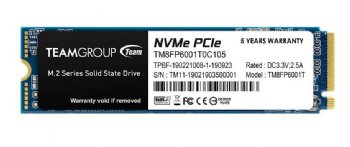 TEAMGROUP 512GB MP33 M.2 PCI-e Gen3.0 x4 with NVMe 1.3 -M key READ:1800MB/s WRITE: 1500MB/s (TM8FP6001T0C101) ...