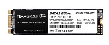 TEAMGROUP 1TB MS30 (M.2 SSD SATAIII) READ:530MB/s WRITE:430MB/s (TM8PS7001T0C101) ...