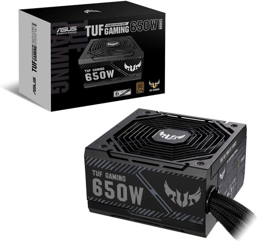 ASUS TUF GAMING 650W Bronze PSU, Power Supply(Axial-tech fan design, Dual Ball Fan Bearings, 0dB Technology, 80 PLUS Bronze Certification, 80cm 8-pin CPU Connector...