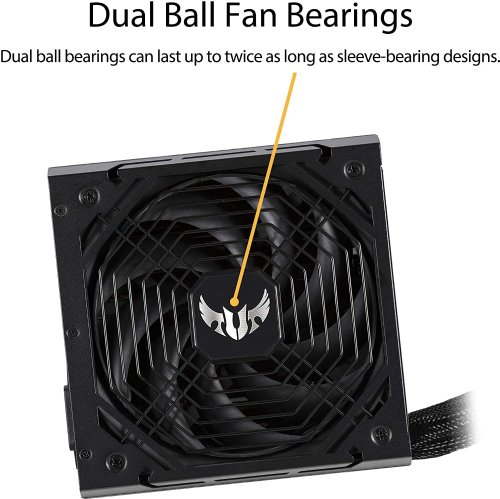 ASUS TUF GAMING 650W Bronze PSU, Power Supply(Axial-tech fan design, Dual Ball Fan Bearings, 0dB Technology, 80 PLUS Bronze Certification, 80cm 8-pin CPU Connector...