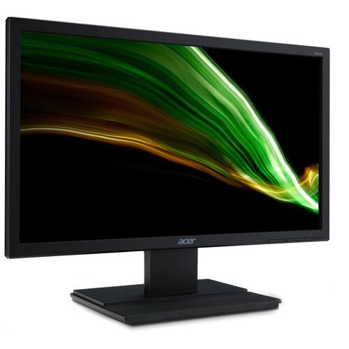 Acer V206HQL Abi,20IN wide (19.5IN viewable) ,AG,No,,1600 x 900,16:9,100,000,000:1,,200 cd/m2,5ms ,None,VGA, HDMI ,Black,Three years (UM.IV6AA.A08) ...