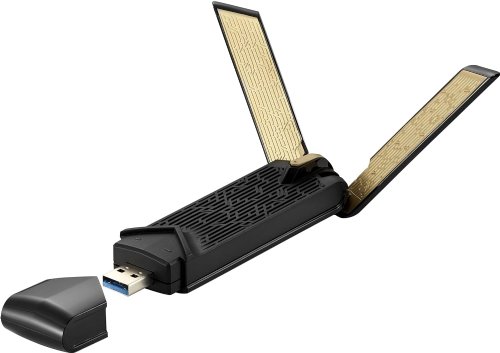 ASUS WiFi 6 AX1800 USB WiFi Adapter (USB-AX56) - Dual Band WiFI 6 client, 2x2 Support, Gaming & Streaming, Plug-and-Play, WPA3 Network Security, MU-MIMO, Beamforming...
