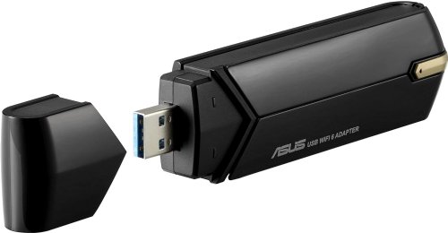 ASUS WiFi 6 AX1800 USB WiFi Adapter (USB-AX56) - Dual Band WiFI 6 client, 2x2 Support, Gaming & Streaming, Plug-and-Play, WPA3 Network Security, MU-MIMO, Beamforming...