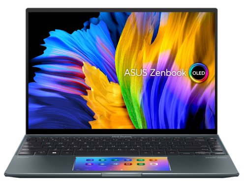 ASUS Zenbook 14X OLED Laptop, UX5400EG-DS71T-CA, Pine Grey, i7-1165G7 2.8 GHz, 16GB LPDDR4X (on board), 512GB PCIe SSD, 14.02.8K (2880 x 1800), NVIDIA GeForce MX450...