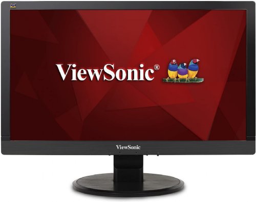 Viewsonic 20 (19.5Vis) Widescreen LED, 1920x1080, 250 nits, 3,000:1 Contrast Ratio, VGA input, Energy Star and EPEAT Silver Certified, VESA mountable. (VA2 ...