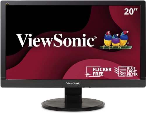 Viewsonic 20(19.5 Vis) Widescreen LED, 1920x1080, 250 nits, 3,000:1 Contrast Ratio, VGA and DVI inputs, integrated speakers, Energy Star and EPEAT Silver C ...