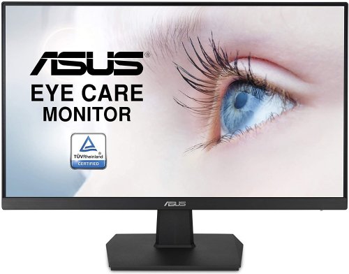 ASUS VA24EHE 23.8 Monitor 75Hz Full HD (1920x1080) IPS Eye Care HDMI D-Sub DVI-D, 3 Year Warranty with ARR...