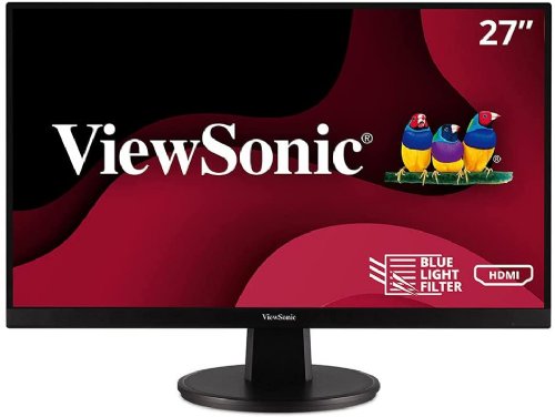 Viewsonic 27-Inch Screen LED-Lit Monitor, 1920 x 1080, 1000:1, 300 cd/m2, 16.7M Colors, 5ms, 2.5W (x2) Internal Speakers, 3 years Warranty (VA2746MH-LED) ...