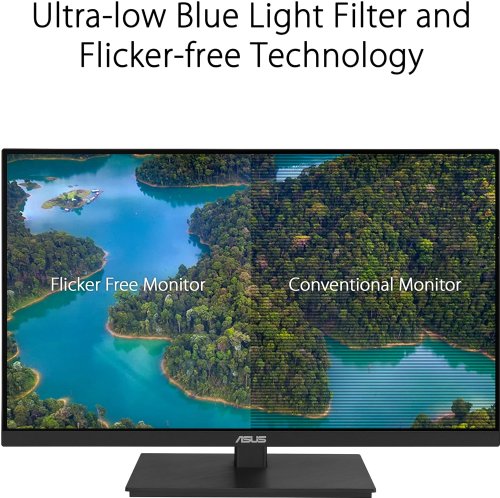 ASUS 27' 1080P Docking Monitor -Full HD, IPS, 75HZ, Adaptive-Sync, Speakers, Eye Care, Low Blue Light, Flicker Free, RJ45, USB-C, Displayport, HDMI, Height Adjustment...