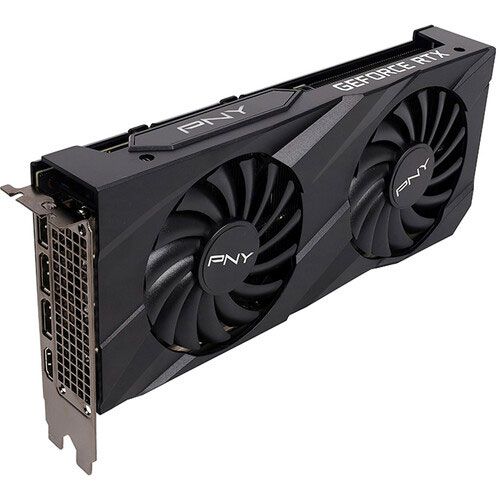 PNY RTX 3060 Ti VERTO Dual Fan LHR Graphics Card, 4864 CUDA Cores, 7680 x 4320 Max Digital Resolution, 256-Bit Memory Interface, 1410 MHz Core - Boostable to 1665 MHz...