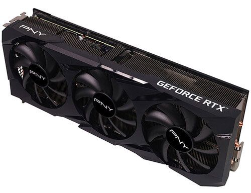 PNY NVIDIA GeForce RTX 3070 Ti VERTO Triple Fan Graphics Card, 6144 CUDA Cores, 8GB of GDDR6X VRAM, Boostable up to 1770 MHz, 19 Gb/s Memory Speed...