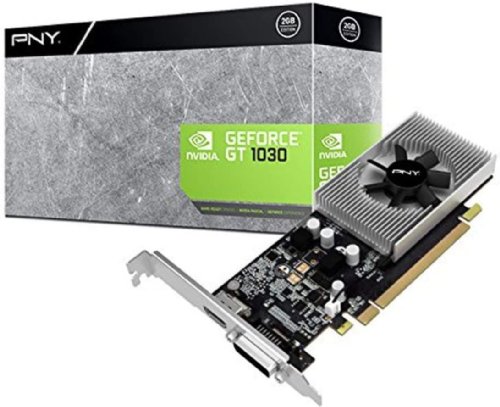PNY NVIDIA GeForce GT 1030 2GB Graphics Card with Low Profile Bracket 3 year Warranty...