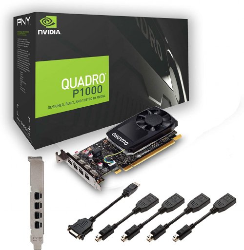 PNY NVIDIA Quadro P1000 v2 board in NVIDIA Retail packaging,3 Years