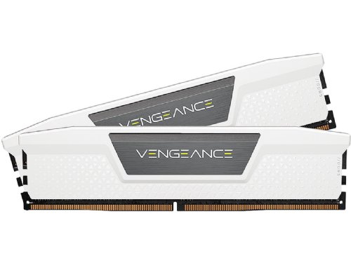 Corsair Vengance XMP 3.0, DDR5 5200MHz 64GB 2x32GB DIMM, Unbuffered, 40-40-40-77, Std PMIC, White Heatspreader, Black PCB, 1.25V...