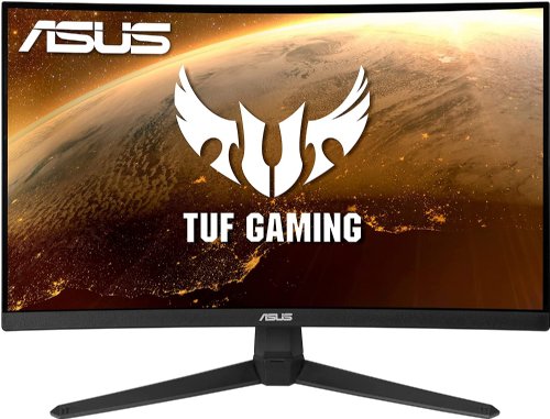 ASUS TUF Gaming 23.8" 1080P Curved Full HD 165Hz Gaming Monitor, (Supports 144Hz), 1ms, Extreme Low Motion Blur, Speakers, Adaptive-sync/FreeSync Premium, Eye Care...