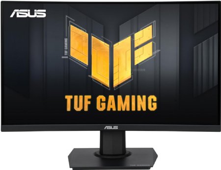 ASUS TUF Gaming 24in (23.6 inch viewable) Curved Monitor (VG24VQER) - FHD, 180Hz, 1ms, DCI-P3 90%, Extreme Low Motion Blur Sync, FreeSync, Shadow Boost, Eye Care