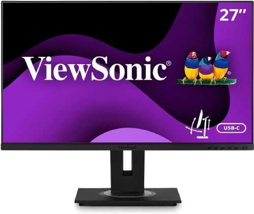 Viewsonic 27inch SuperClear IPS Full HD 1080p Monitor with Advanced Ergonomics,1920x1080 Resolution with USB 3.1 Type C, HDMI DisplayPort, VGA and 40 Degree Tilt Ergonomics...
