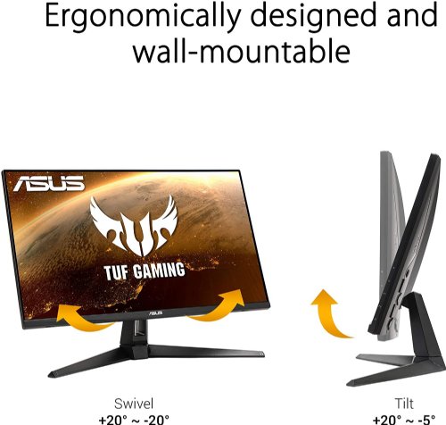 ASUS 27 170Hz WQHD Gaming Monitor 1ms Freesync Premium Overclock to Extreme Low Motion Blurâ„¢, Shadow Boost, HDR, DisplayWidget Lite TUF Gaming...