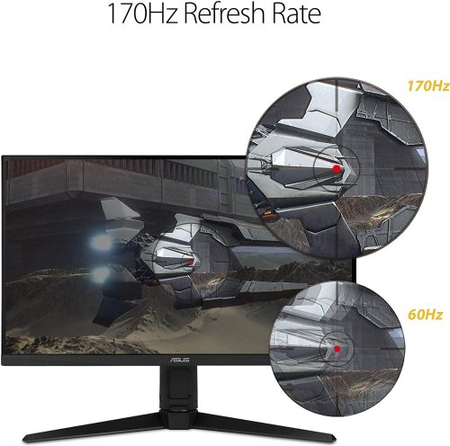 ASUS TUF Gaming VG279QL1A 27 HDR Gaming Monitor, 1080P Full HD, 165Hz (Supports 144Hz), IPS, 1ms, FreeSync Premium, DisplayHDR 400, Extreme Low Motion Blur...