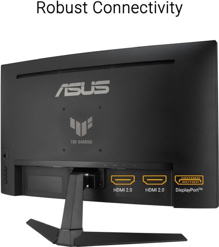 ASUS TUF Gaming 27in 1440P Curved HDR Gaming Monitor - QHD (2560 x 1440), 180Hz, 0.5ms, 1500R, Extreme Low Motion Blur, FreeSync, 90% DCI-P3, Shadow Boost ...