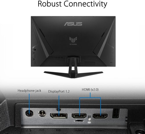 ASUS TUF Gaming 31.5" 1440P HDR Monitor (VG32AQAY1A) - QHD (2560 x 1440), 170Hz, 1ms, Extreme Low Motion Blur, FreeSync Premium, DisplayPort, HDMI, HDR-10, Shadow Boost...