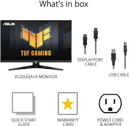 ASUS TUF Gaming 34 Ultra-wide Curved Monitor - 21:9 QHD (3440x1440), 180Hz, 1ms, Extreme Low Motion Blur Sync, FreeSync Premium, Speaker, 90% DCI-P3, DisplayWidget ...